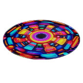 Planche À Découper Éruption énergétique psychédélique (Coin)