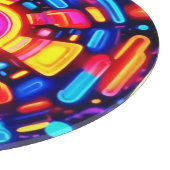 Planche À Découper Éruption énergétique psychédélique (Coin)