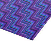 Planche À Découper Escaliers à rayures bleues et violettes (Coin)