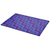 Planche À Découper Escaliers à rayures bleues et violettes (Coin)
