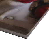 Planche À Découper Eskimo américain au coin du feu de Noël (Coin)