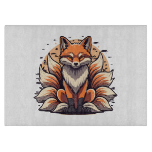 Planche À Découper Esprit de renard à 9 queues