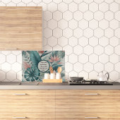 Planche À Découper Essence Tropical Verre Personnalisable