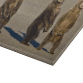 Planche À Découper États-Unis. Alaska. Oursons brun côtiers (Coin)