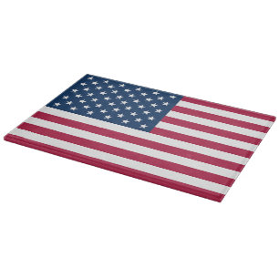 Planche À Découper États-Unis d'Amérique drapeau USA patriotique