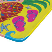 Planche À Découper Été tropical à l'ananas (Coin)