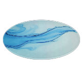 Planche À Découper Éthéal Blue Liquide Art Éperal (Coin)