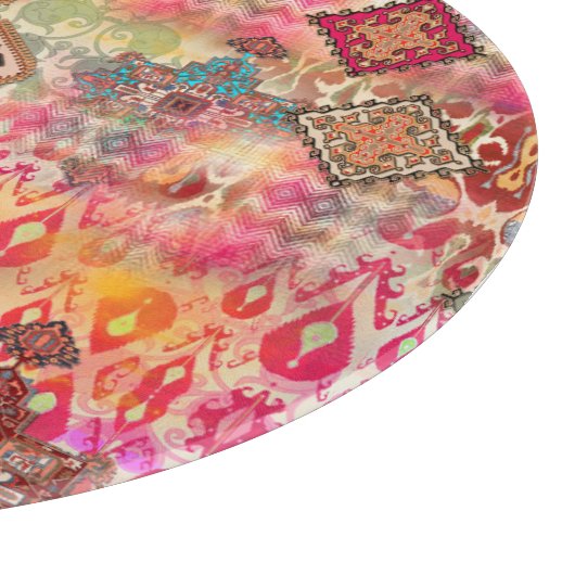 Planche À Découper Ethnic Digital Abstrait Motif sans fil (Coin)