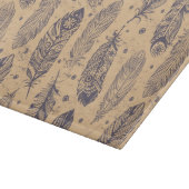 Planche À Découper Ethnic Feather Outline Motif (Coin)