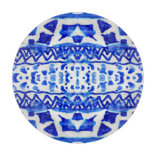 Planche À Découper Ethnic Indigo Arrow Native Motifs