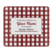 Planche À Découper Étiquette de nourriture de guingan (Devant)