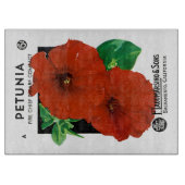 Planche À Découper Étiquette de paquets de semences Petunia (Devant)