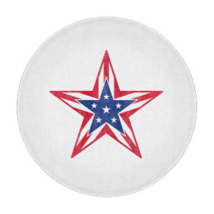 Planche À Découper Étoile de la liberté