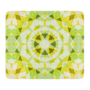 Planche À Découper Étoile d'été jaune vif vert étoile Dopamine Décor
