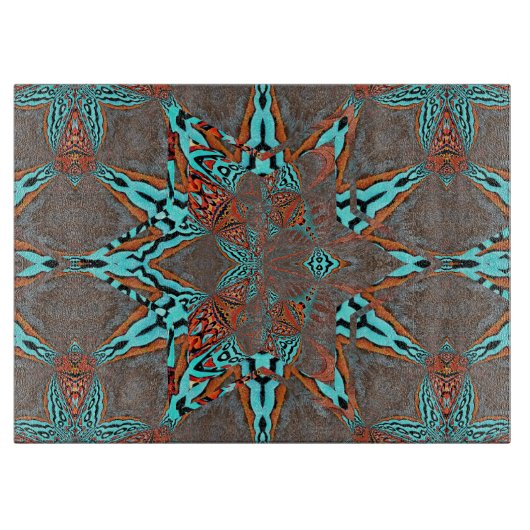 Planche À Découper Étoile fractale de la complexité future (Devant)