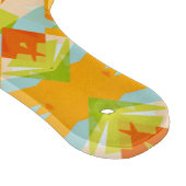 Planche À Découper Étoile verte orange vif Kitsch Eclectique (Coin)