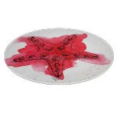 Planche À Découper Étoiles de mer d'aquarelle (Coin)