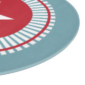 Planche À Découper Étoiles et rayures 4 juillet plateau de coupe en v (Coin)