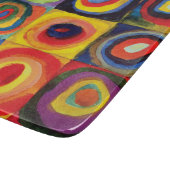 Planche À Découper Étude de couleur par Wassily Kandinsky (Coin)