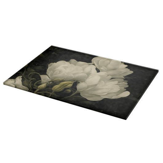 Planche À Découper Étude d'une pivoine (Coin)