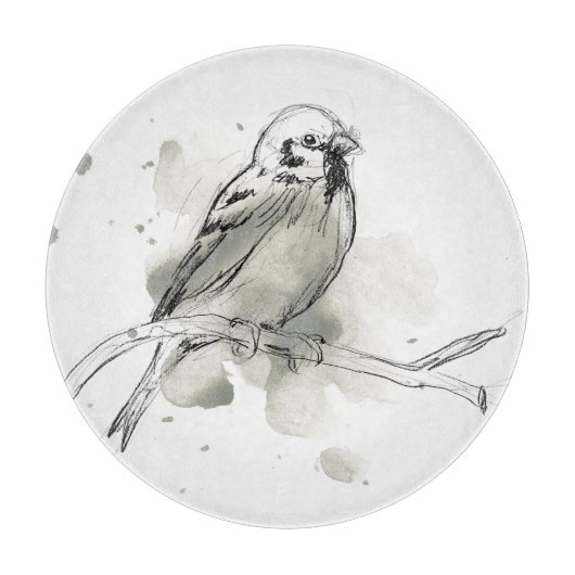 Planche À Découper Étude gestuelle d'oiseau (Devant)