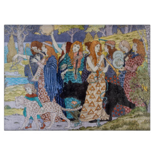 Planche À Découper Eugene Grasset - Panneau Décoratif Harmonie