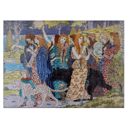 Planche À Découper Eugene Grasset - Panneau décoratif Harmony (Devant)