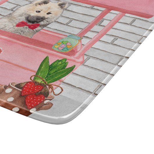 Planche À Découper Eurasier Chien Valentine's Day Kissing Booth (Coin)