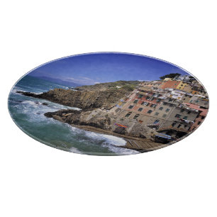 Planche À Découper Europe, Italie, Riomaggiore. Riomaggiore est const