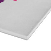 Planche À Découper Exécuter Embrasser la vie rose pourpre (Coin)