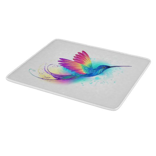 Planche À Découper Exotic Rainbow Hummingbird (Coin)