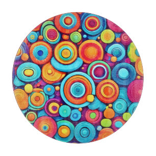 Planche À Découper Explosion circulaire vive