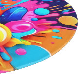 Planche À Découper Explosion colorée de bulle (Coin)