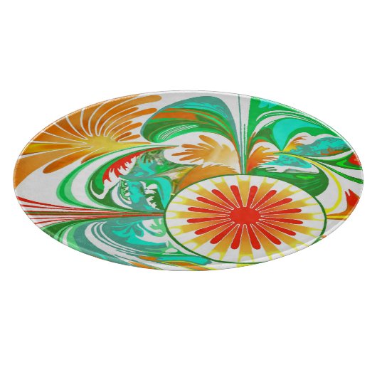 Planche À Découper Explosion de Citrus (Coin)