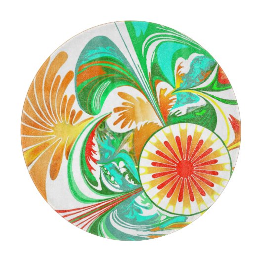 Planche À Découper Explosion de Citrus (Devant)