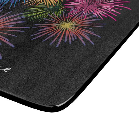 Planche À Découper Explosion de feux d'artifice Thunder_Cove (Coin)