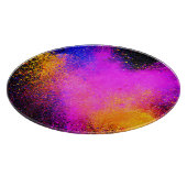 Planche À Découper Explosion de Poudre Colorée (Coin)