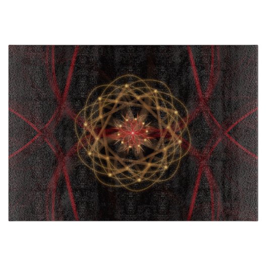 Planche À Découper Explosion Fractale Atomique (Devant)