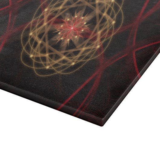 Planche À Découper Explosion Fractale Atomique (Coin)