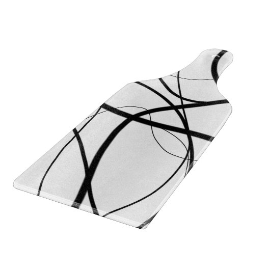 Planche À Découper Expression en noir et blanc (Coin)