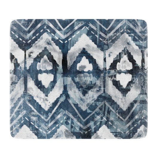 Planche À Découper Extraction d'indigo - géométrique (Devant)