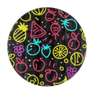 Planche À Découper Extravagance de fruits de néon