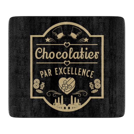 Planche À Découper Fabricant de chocolatier (Devant)