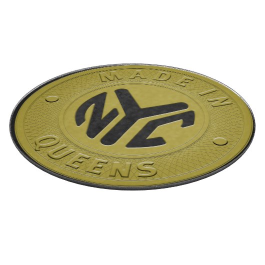 Planche À Découper Fabriqué À New York Queens (Coin)