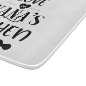 Planche À Découper Fabriqué avec amour dans la cuisine de Nana (Coin)