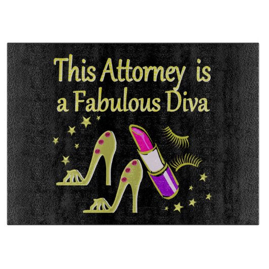 PLANCHE À DÉCOUPER FABULEUX ATTORNEY DIVA DESIGN (Devant)