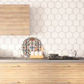 Planche À Découper Fabulous Fall et Blue Round