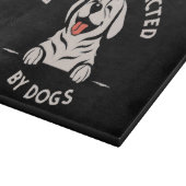 Planche À Découper Facilement distrait par les chiens (Coin)