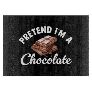 Planche À Découper Fais semblant que je suis une tablette de chocolat