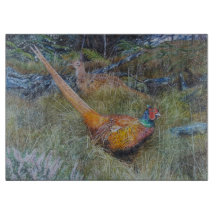 faisan dans l'art de région boisée